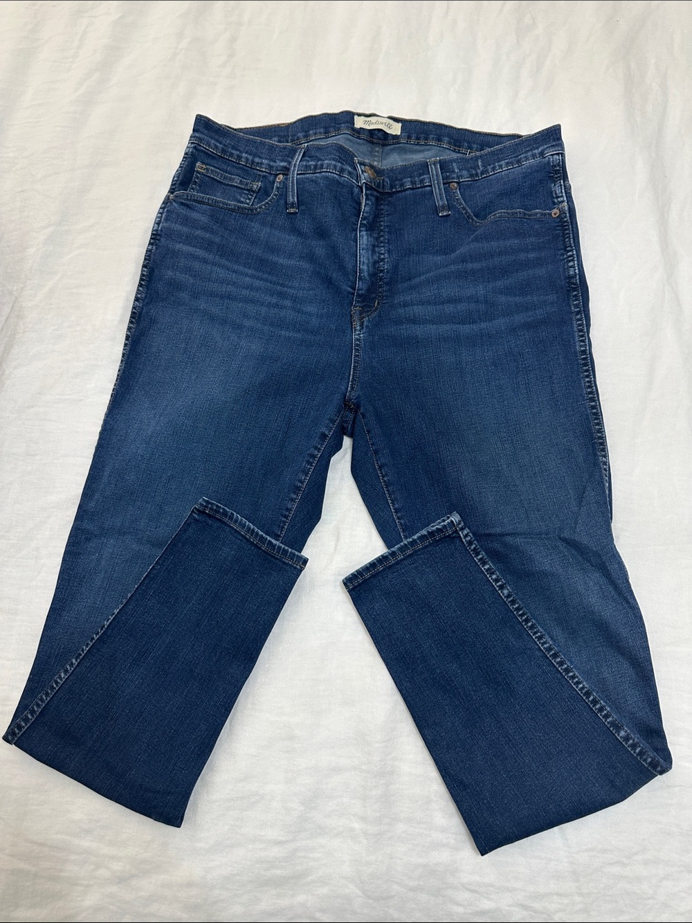 Madewell Women's Skinny Jeans - Deep Blue Wash
